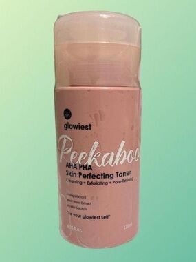 Glowiest Peekaboo AHA PHA Skin Perfecting Facial Toner - 120ml NEW! FULL SIZE!
